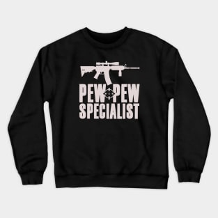 Pew Pew Specialist Airsoft/Paintball Crewneck Sweatshirt